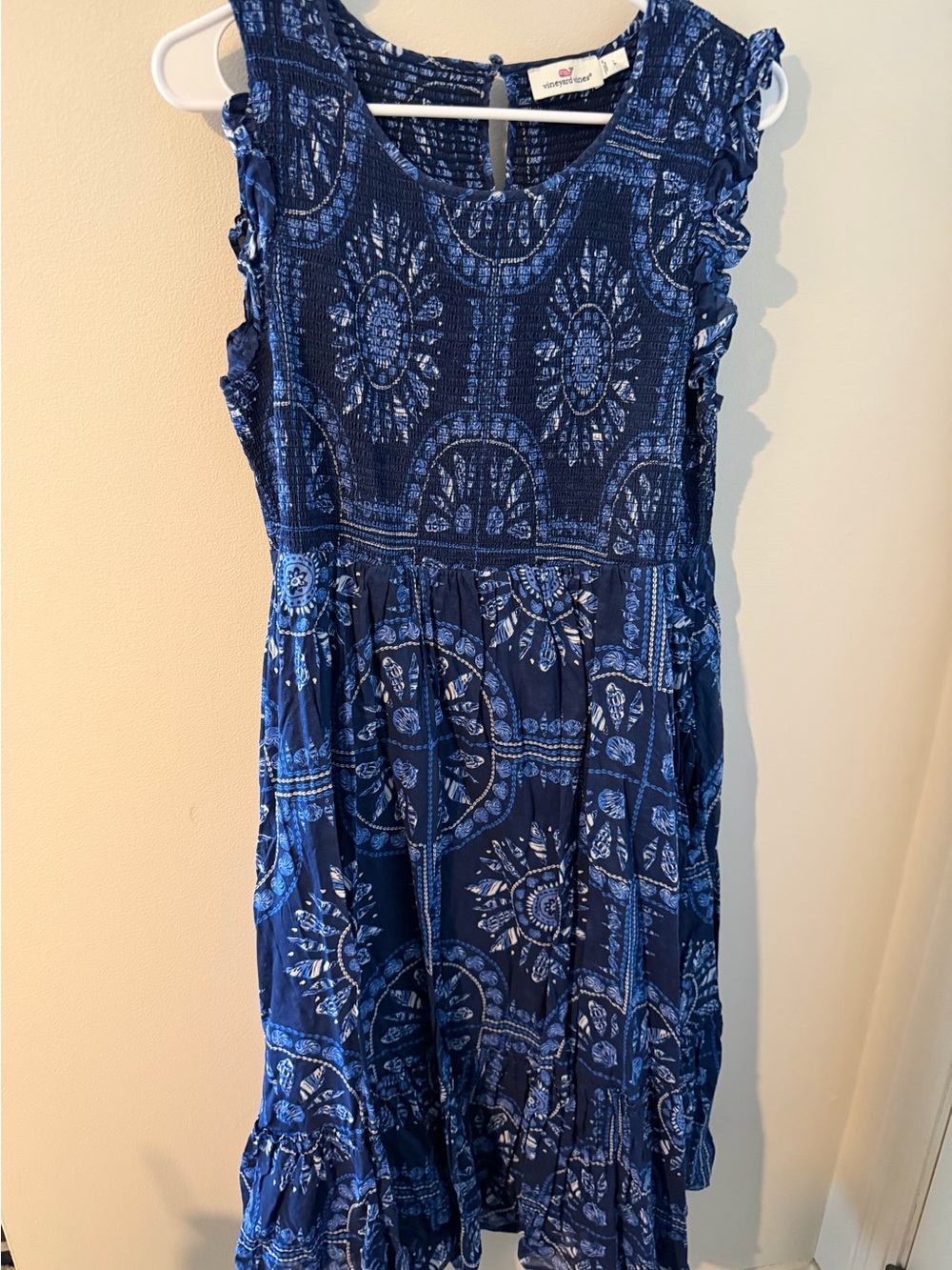 Vineyard Vine Patterned Sleeveless Women's Dress